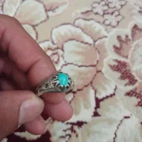 انگشتر  نقره فیروزه