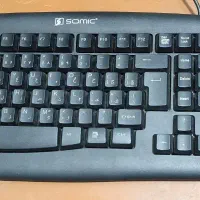 کیبورد SOMIC (دارای استند و پایه لاستیکی)