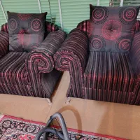 مبلمان ۶ نفره راحتی با میز عسلی  ( ۲ دست)