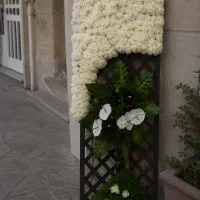 تاج گل مصنوعی،گل مزار،دسته گل،گل تسلیت