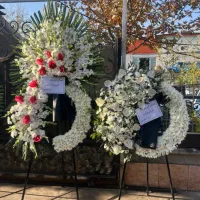 تاج گل تسلیت ارسال گل تسلیت سبد گل ترحیم