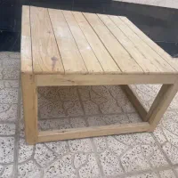 میز چوبی کرسی