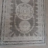 گلیم فرش طوسی روشن