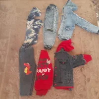 دودست کت و شلوار جین ۵ سال