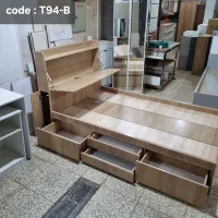 تخت یک نفره الماس چوب مسعود ( کد T94-B )|تخت و سرویس خواب|تهران, اوقاف|دیوار
