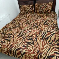 تخت دونفره و اینه دراور و اینه دراور کودک  سالم