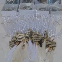 تسبیح با پلاک حک اسم مرحوم و ائمه و عیدها