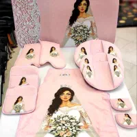 سرویس دمکنی ۱۱ پارچه صورتی عروس