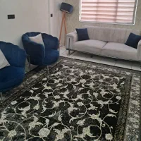 مبل هفت نفره ب همراه آباژور و میز بزرگ و عسلی
