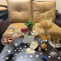 مبل 8 نفره با میز تخت دونفره دو پاتختی دراور اینه