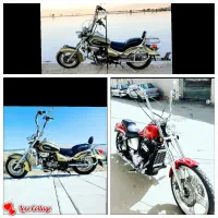 گردهمایی موتورهای کروز.چاپر .هارلی.بندا.رگال رپتور