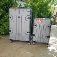 چمدان فایبرگلاس نشکن برند pp چمدان برزنتی وارداتی