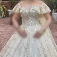 لباس عروس نباتی وارداتی ترک