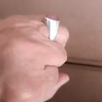 انگشتر نقره ۹۲۵.دست ساز