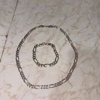 نقره ست دستبند و گردنبند فیگارو ایتالیا معاوضه