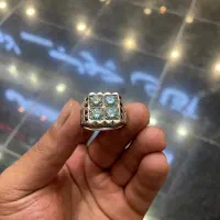 انگشتر نقره کلکسیونی توپاز