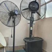 ظروف کرایه پنکه مه پاش کولر آبی ایستاده