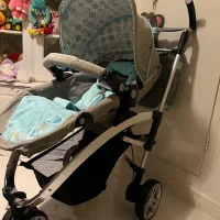 کالسکه عصایی مسافرتی انگلیسی دسته دوطرفه