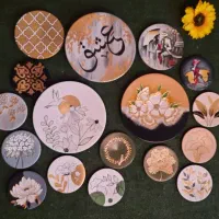 بشقاب دیوارکوب سفالی دیواری