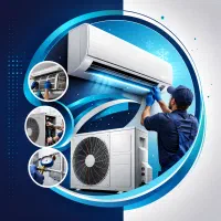 تعمیرات. سرویس. جمع‌آوری.شارژگاز .کولرگازی واسپیلت