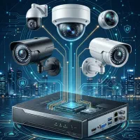دوربین مداربسته برق کشی ساختمان