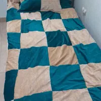 تختخواب تک نفره تمام MDF باکس و کشودار