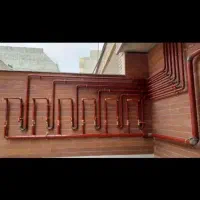 لوله کشی گاز آتش نشانی اسپرینکلر خشک تر