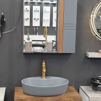 ونتو کابین طوسی چوب