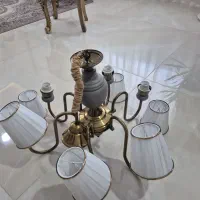 لوستر شش شعله شیک نو
