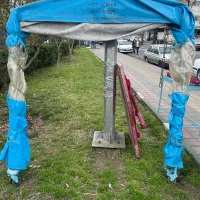 چادر برزنتی سایبان پارکینگی