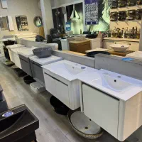 روشویی کابینتی آینه باکس ضد آب PVC