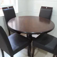 میز و صندلی ۴ نفره چوبی