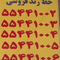 خط رند  متوالی پشت سر هم (پلاک ۵ تایی متوالی)