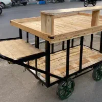 چرخ گاری چهار چرخ میوه فروشی