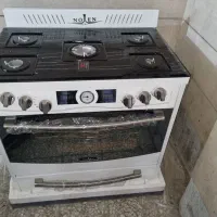 اجاق گاز نوژن صفحه شیشه نو جهیزیه
