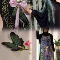 تدریس جامع نقاشی روی پارچه