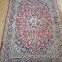 قالیچه دستباف قرمز کارکرده