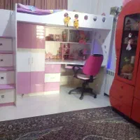 تخت کم جا  دوطبقه کمد میز تحریر کشو