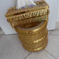 سطل اشغال و جای دستمال