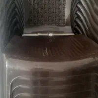 صندلی پلاستیکی دسته دار حصیری