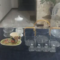 ظروف پیرکس و چینی و بانکه اردور گلدان