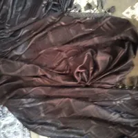 یالان پرده ابشاری یک طرفه مخمل و۱۰ متر پرده تور|پرده، رانر، رومیزی|مشهد, توس|دیوار