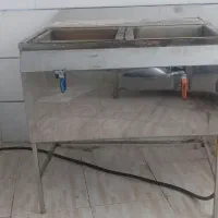 سرخ کن دو لگن گازی خلال کن