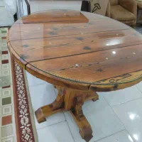 میز ناهار خوری گرد سایز ۸۰ نراد روسی در حد نو