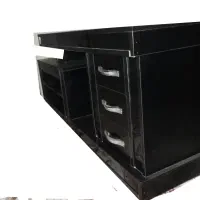 یک عددزیرتلوزیونی چوبی سه کشویی تمیزوسالم