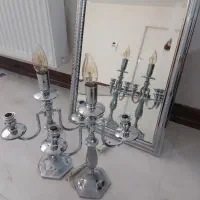 آینه و شمعدانی