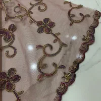 پارچه گیپور کارشده