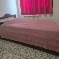تخت و کمد تک نفره تمام چوب و سالم