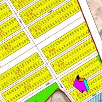 زمین ویلایی شهرک پرواز بلوک ۵۰ و ۳۴