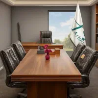 میز مدیریت با صندلی و میز کنفرانس
